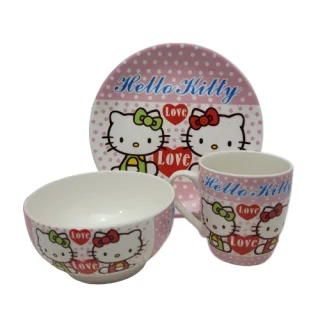 Детски сервиз за хранене Hello Kitty на ниска цена от Max-Shop