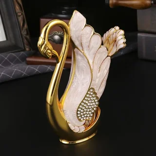 Луксозна поставка Лебед Gold