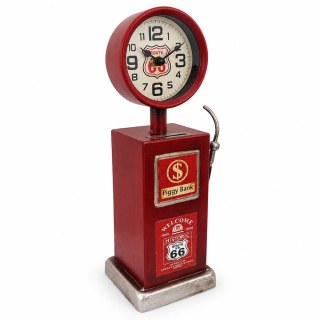 Метална Касичка и Часовник Route 66 - Винтидж Стил