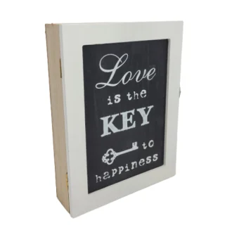 Кутия за ключове Love is the key to happiness на ниска цена от Max-Shop