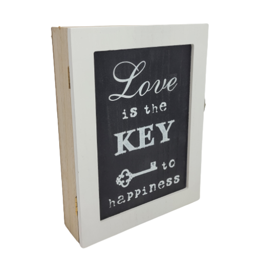 Кутия за ключове Love is the key to happiness на ниска цена от Max-Shop