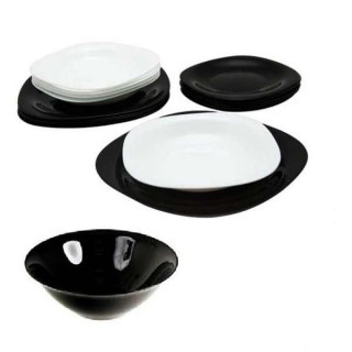 Сервиз за хранене Carine Black & White Luminarc 19 ч.
