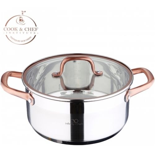 Тенджера Bergner Infinity Chefs Copper, 24 см, 4.5 литра