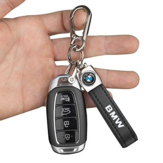 Ключодържател BMW (Еко Кожа и Метал) с Карабинер
